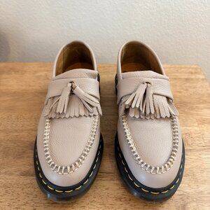 DR. Martens Adrian Tassel Loafers Blush Pink Leather